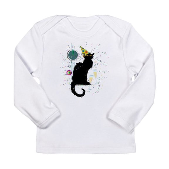 CafePress - Chat Noir New Years Party Coun Long Sleeve T Shirt - Long Sleeve Infant T-Shirt