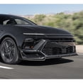 thumbnail image 2 of Stay Tuned Performance For 2024-2026 Hyundai Sonata N-Line Painted Black Front Lower Bumper Lip Spoiler STP-Style, 2 of 9