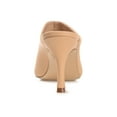 thumbnail image 4 of Journee Womens Shiyza Mules High Stiletto Pointed Toe Pumps, 4 of 10