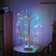 thumbnail image 3 of Lámpara de mesa AOLTNRC iluminada con forma de sauce, 60 LED, 2 pies, con temporizador, 3 of 7