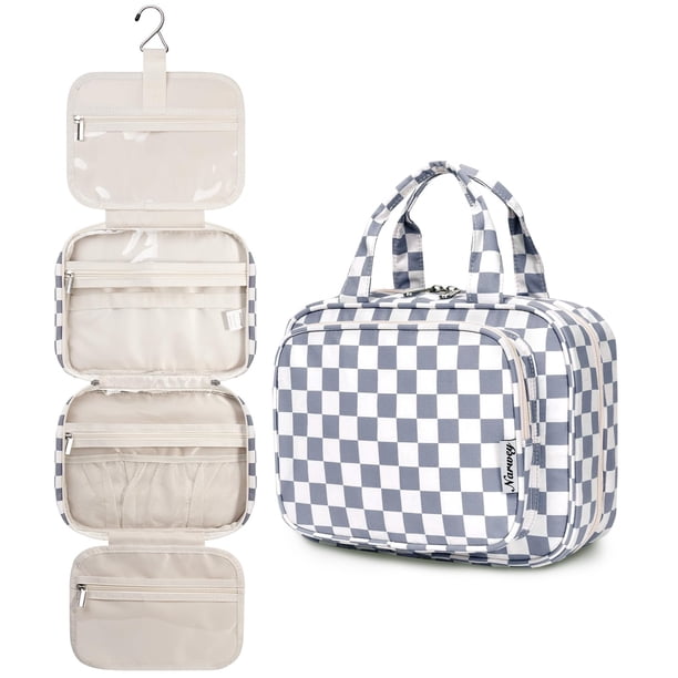 Neceser Narwey colgante para mujer, maquillaje de viaje, color grisáceo