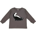 thumbnail image 3 of Inktastic Animals Cute Skunk Boys or Girls Long Sleeve Toddler T-Shirt, 3 of 5