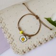 thumbnail image 2 of Pulsera de estudiante de perlas de cerámica, decoración de mano para novia, pulsera para niños de la escuela, joyería femenina, huevo escalfado 333A, 2 of 2