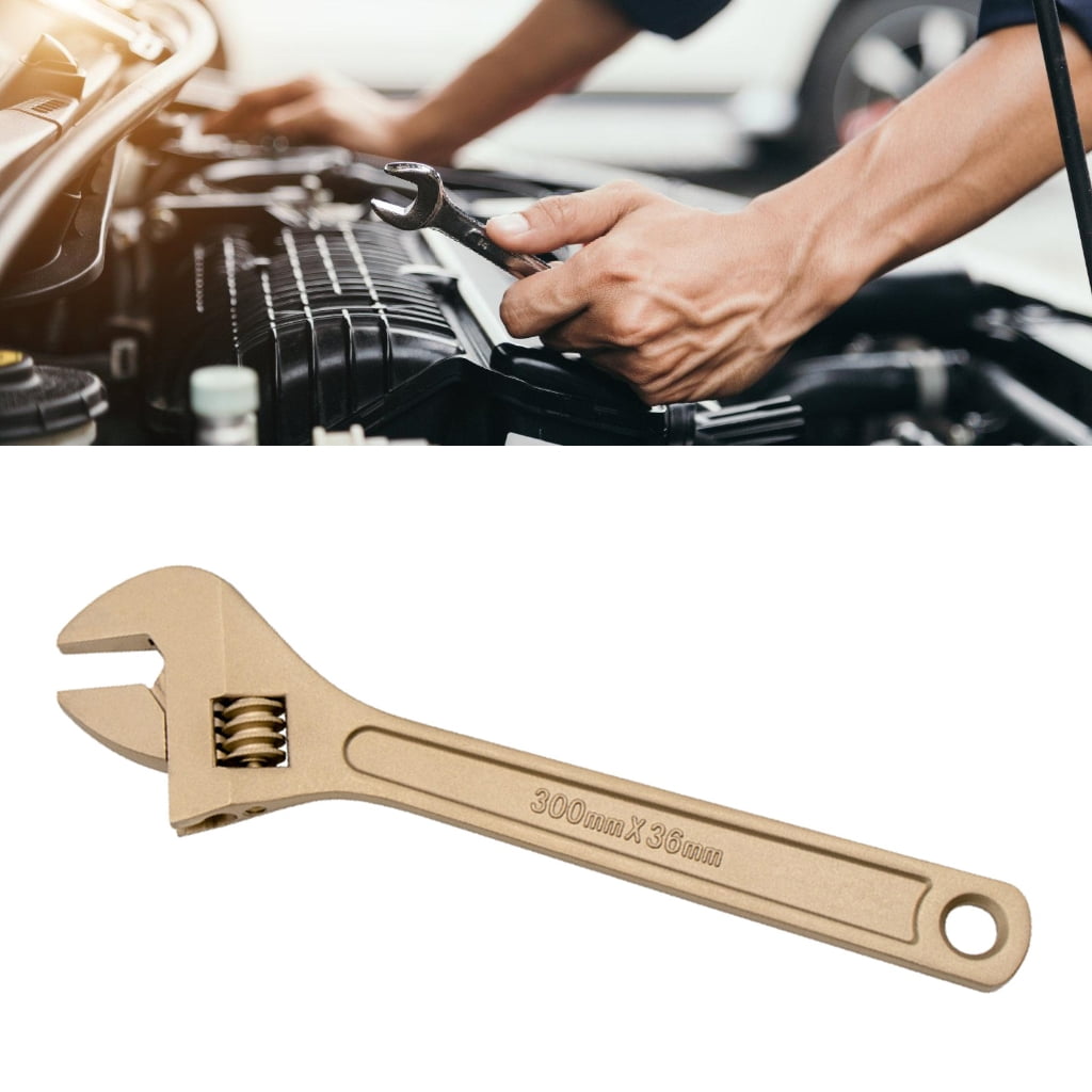 Aluminum Bronze NonSparking Adjustable Wrench for Hazardous Environment