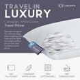 thumbnail image 3 of Lincove Microgel Travel Pillow with Plush Breathable Cotton Cover, 13" x 18", 3 of 6