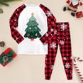 thumbnail image 2 of Huesdet Costume pour Garçons et Filles Tout-Petits Pantalon Long Manches Longues Col Rond Imprimé 3D (6-7 Ans, Rouge Melon D\'eau), 2 of 4