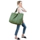 thumbnail image 2 of Bolsa Bagelite de lona grande para mujer, 22 pulgadas, 50 L, color verde, 2 of 6