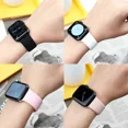 thumbnail image 4 of Correa de silicona para Apple Watch, pulsera deportiva de 44mm, 45mm, 40mm, 41mm, 42-38mm y 45 mm, serie iwatch 8 7 6 5 4 3 SE 9 Ultra 2 49mm, 4 of 5