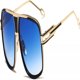 thumbnail image 1 of Gafas de sol para hombre Gafas retro Marco de metal Gafas clásicas, 1 of 5