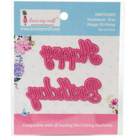 UPC: 0194186002665 | Dress My Craft Dies-Sentiment- Happy Birthday
