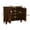 Walnut 4, variant on Living Room Cabinets 33.6" Retro Wooden Sideboard Buffet Cabinet with Storage, Symmetrical Geometric Accent Display Cabinets, Media Console Credenza for Living Room/Entryway/Dining Room/Kitchen, Anti