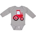 thumbnail image 3 of Inktastic Farming Red Tractor Boys or Girls Long Sleeve Baby Bodysuit, 3 of 5