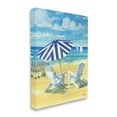 thumbnail image 3 of Stupell Industries Summer Shade Beach Scene Nature Painting Gallery Wrapped Canvas Print Wall Art, 24 x 30, 3 of 7