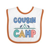Inktastic Cousin Camp Summer Grandma Party Girls Baby Bib