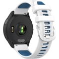 thumbnail image 1 of wonima11 22mm Watch Bands Fit for Garmin Forerunner 265 255, Vivoactive 4 Quick Release Silicone Replacement Watch Bands Straps Wristbands Bracelet Fit for Polar GRIT X/Vantage M/Vantage M2 (White-1), 1 of 1