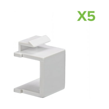 NavePoint Blank Keystone Adapter White 5-pack price history on PriceWatchPro