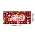 thumbnail image 3 of Hometravel Seasonal Garage Banner Display, Christmas Themed Door Decoration Flag, Party Atmosphere Backdrop for Outdoor Holiday Celebration, 3 of 6