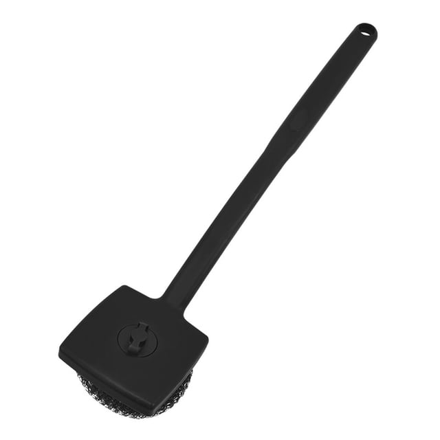 Plastic Long Handle Grill Cleaning Brush With Replaceable High Temperature Wire Scrubber For Bbq Barbecue Oven Rack