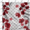 thumbnail image 2 of Soimoi Minky Red Fabric By the Yard - 56 Inch Wide -Florals Print Fabric - Elegant and Timeless Patterns for Fashion and Home Decor Printed Fabric, 2 of 6