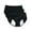 Black, variant on Organic Cotton Menstrual Period Panty 3-Pack -M8921