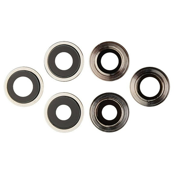 Replacement Rear Camera Glass Lens With Cover Bezel Ring For Apple iPhone 12 Pro Max - Silver