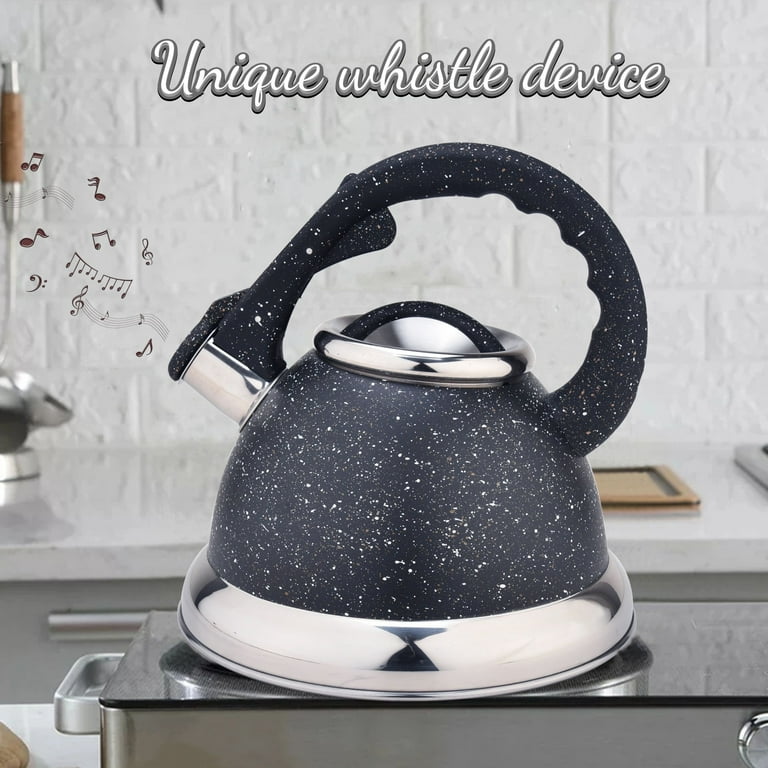 Whistling 3.2L Tea Kettle Stove Top Teapot Stainless Steel Water Boiling