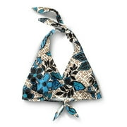 Women's Plus Anna Print Banded Halter Bikini Top