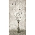 thumbnail image 2 of Murdock, Ramona 11x18 Black Ornate Wood Framed with Double Matting Museum Art Print Titled - Simplicity Floral, 2 of 4
