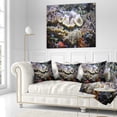 thumbnail image 2 of Designart Beautiful Seabed With Fish - Landscape Printed Throw Pillow - 18x18, 2 of 4