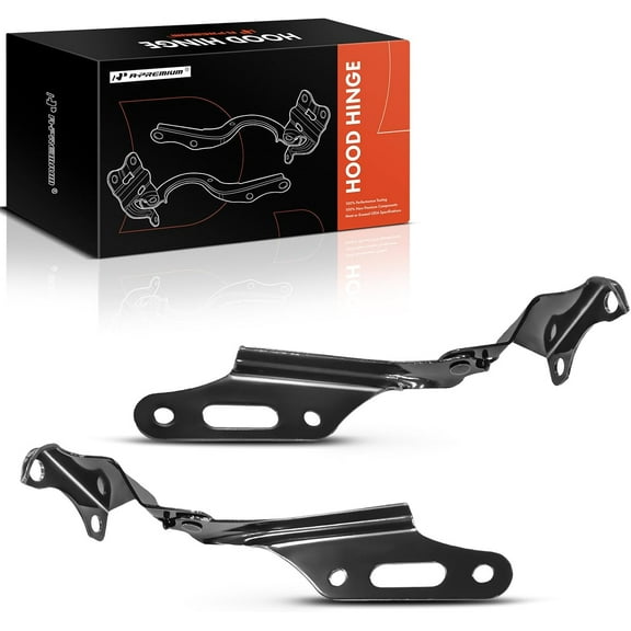 A-Premium Front Driver and Passenger Hood Hinges Compatible with Honda CR-V CRV 2002-2006, Civic 2001-2005 Sedan/Coupe, Element 2003-2011, 2-PC Set, Replace# 60170S5A000ZZ, 60120S5A000ZZ