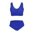thumbnail image 5 of High Waisted Bikini Sets for Women 2 Piece Bathing Suits Womens Swimsuits Full Coverage Swimsuit, 5 of 6