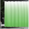thumbnail image 4 of Ambesonne Ombre Yellow Shower Curtain, Vivid Grass, 69"Wx84"L, Mint White, 4 of 5
