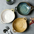 thumbnail image 5 of Qeeadeea Ceramic Bowl With Handle, Ramen Bowl Ceramic, Pho Bowls Large, Soup Bowl Microwave Safe, Udon Noodle Bowl-blue-20x16.5x6.5cm, 700ml, 5 of 7