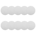 thumbnail image 5 of Papel aislante redondo de fibra cerámica para horno microondas, láminas ignífugas de alta temperatura para cerámica de fusión de vidrio artesanal, 10 Uds., 5 of 5