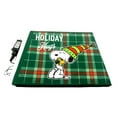 thumbnail image 7 of Peanuts Lighted Hexagonal Green Plaid Tree Collar, 7 of 7