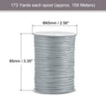 thumbnail image 2 of Unique Bargains Beading Thread Bracelet Weave Bead Craft Cord 1mm 159M/Roll (173-Yards) Decorative String, Silver Tone, 2 of 7