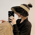 thumbnail image 3 of Sun Cap Pleats Wide Brim Summer Foldable Anti Sun Cap for Daily Wear, 3 of 10