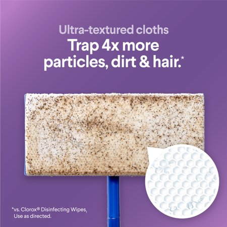 CLOROX SCENTIVA DISINFECTING WET MOP PADS, LAVENDER & JASMINE, 48 WET REFILLS, PACK OF 2