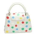 thumbnail image 3 of Pre-Owned LOUIS VUITTON Shoulder Bag Handbag Painted Dot Capucines BB Yayoi Kusama M21637 White LV (Like New), 3 of 17