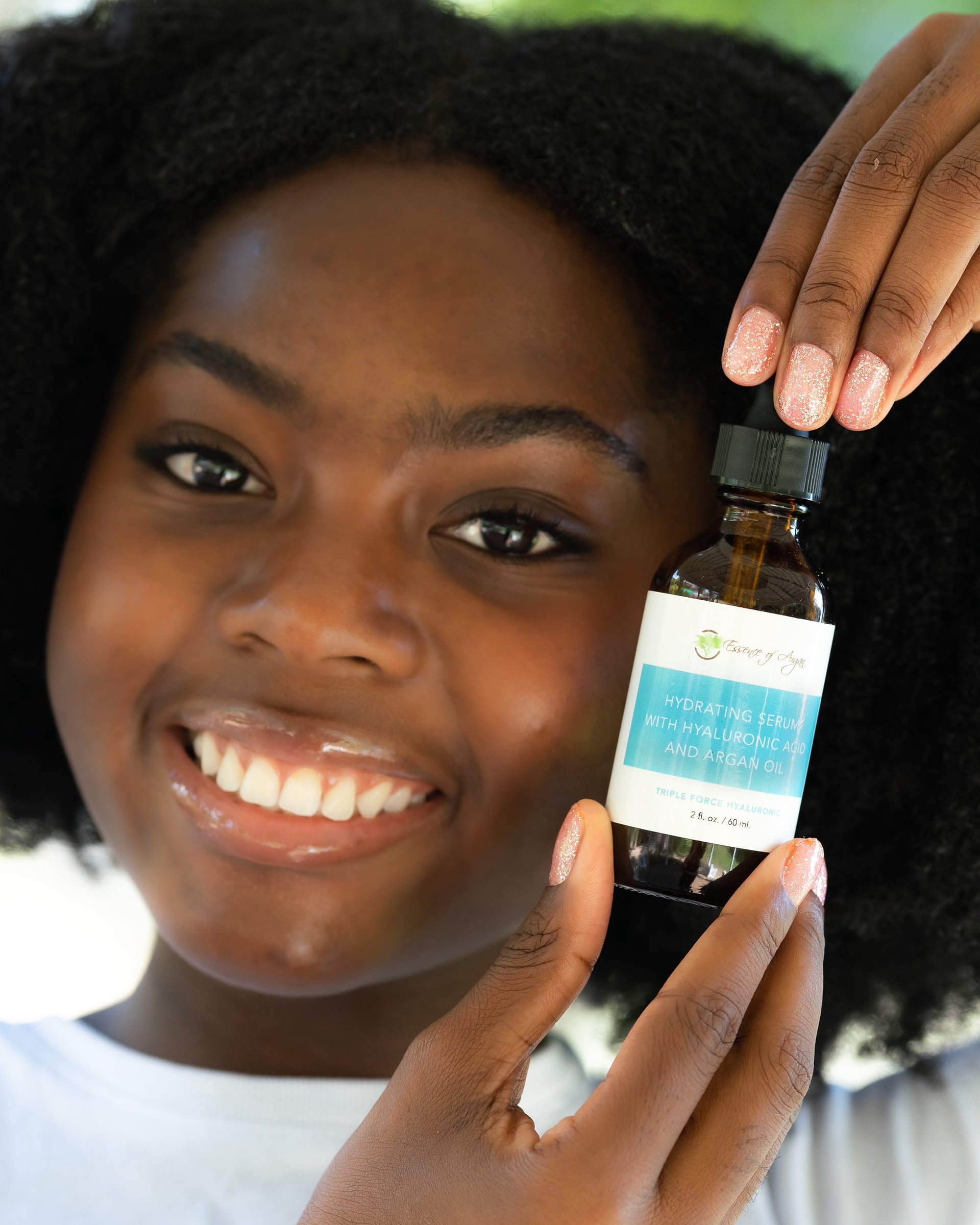 Essence of Argan Hydrating Serum, Hyaluronic Acid and Argan Oil, Smooth, Youthful 60ml