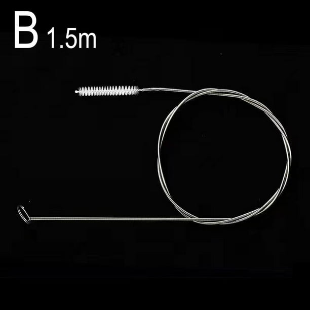 1.5m 1/1.5m Drain Brush Flexible Nylon Brush For Cleaning Sunroof Drain