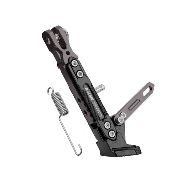 Béquille de Moto Support Réglable, Support Latéral en Alliage d'Aluminium CNC Accessoires de Moto Universels