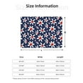 thumbnail image 5 of Yiaed Daisy Flowers Print Blanket Throw Blanket Soft Cozy Flannel Blanket for Home Bed Sofa Couch Chair-40"x30", 5 of 6