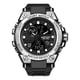 thumbnail image 1 of Reloj Pulsera Táctico Militar Impermeable Hombre Mujer Sport Correa Negro Bisel Negro Fondo Plateado, 1 of 8