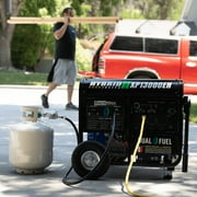 DuroMax XP13000EH 13,000 Watt Portable Dual Fuel Gas Propane Generator