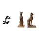 thumbnail image 1 of Figura decorativa de un pensador abstracto moderno y un gato. Colección de figuras únicas para mesa, estante, escritorio, oficina o como regalo de, 1 of 8