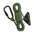 thumbnail image 5 of Colaxi Reflective Tent guyline Tent Rope 5mm Thickened Guy Lines with Tensioner Wind Rope Tent Cord for Outdoor Activity Backpacking Dark Green, 5 of 10