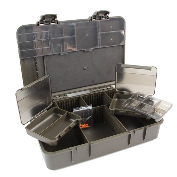 Caja Pesca Variada Almacenamiento Al Aire Libre Con Múltiples Compartimentos