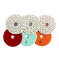 thumbnail image 3 of Z-LION 100mm 1 Step Diamond Polishing Pads Flexible Wet Use for Granite Polishing Tool Marble Concrete Grinding, 3 of 7