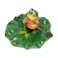 thumbnail image 1 of Resin   Leaf Sculpture, Exquisite Floating  Water Ornament Simulation  For Pond, 1 of 8